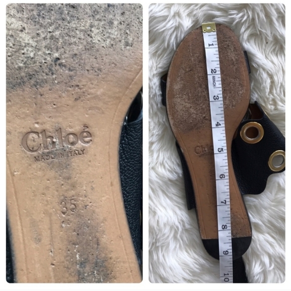 Chloe black leather sandal - Picture 8 of 8